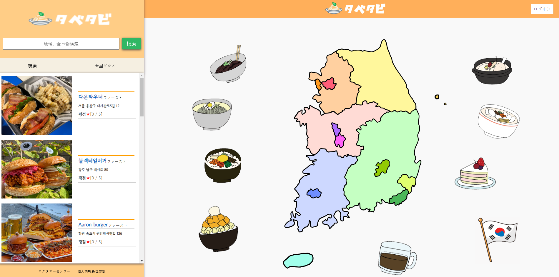 タベタビ